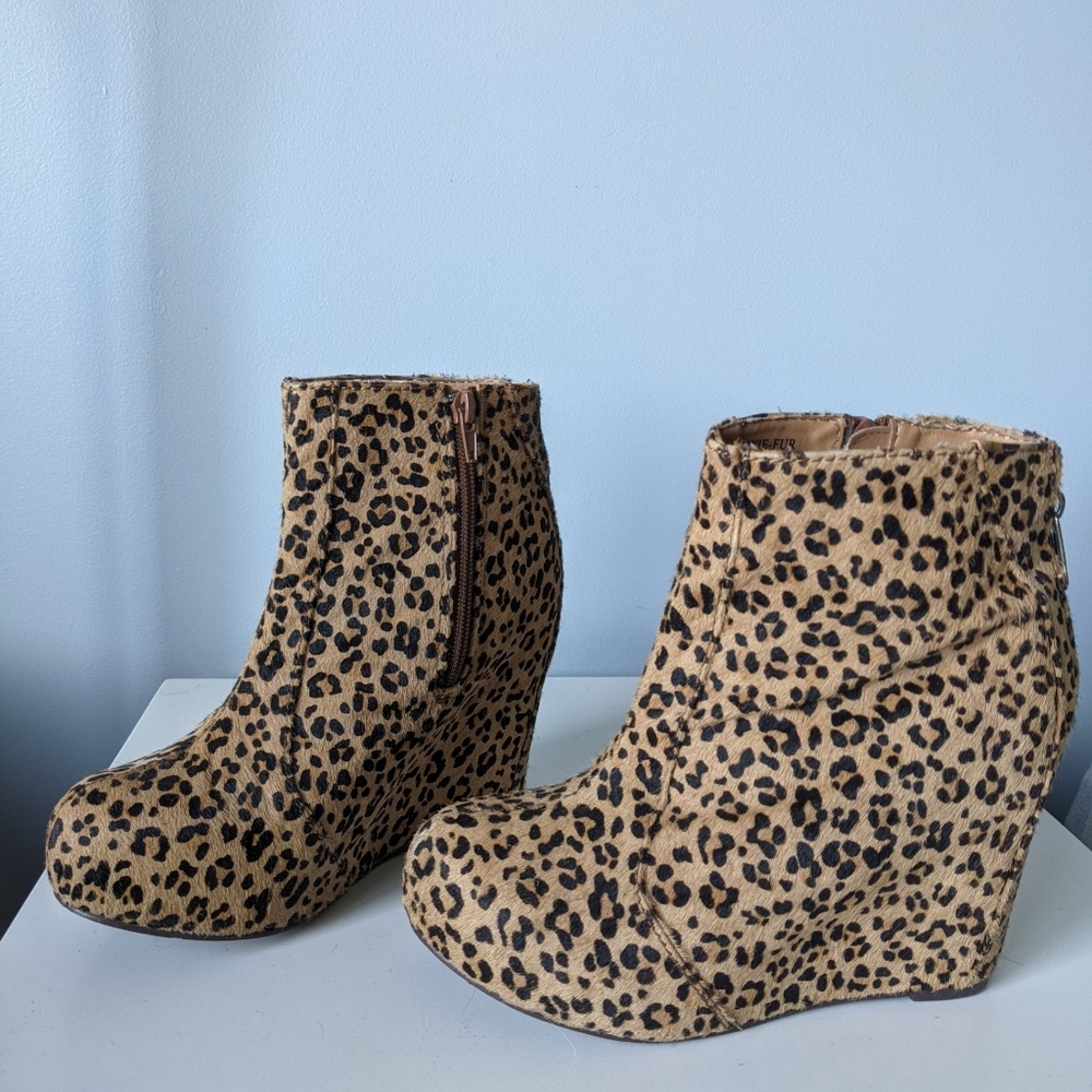 Jeffrey Campbell leopard Pixie